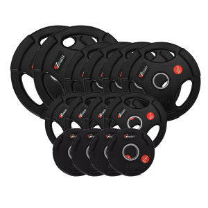 Zestaw 110kg Obciążenie Olimpijskie Gumowane 50mm Platinum Fitness