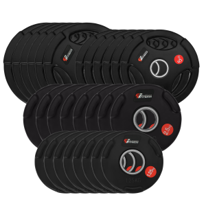 Zestaw 120kg Obciążenie Olimpijskie Gumowane 50mm Platinum Fitness