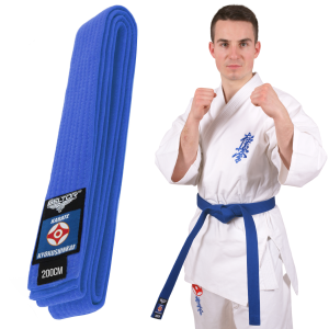 Niebieski pas karate Kyokushinkai Beltor®