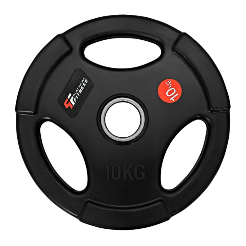 obciążenie olimpijskie z uchwytami gumowane 10kg