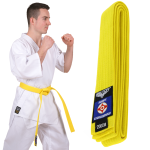 Żółty pas karate Kyokushinkai Beltor®