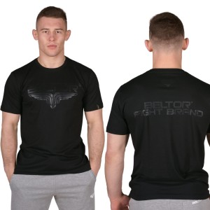 T-shirt "Black on Black FB" czarny Beltor®