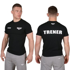 T-shirt Slim Trener kolor czarny Beltor®