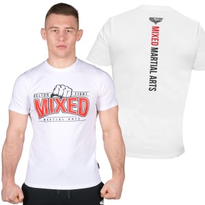 T-shirt Mixed Martial Arts kolor Biały Beltor
