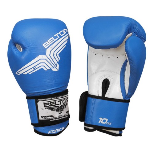 Rękawice bokserskie Force Beltor Niebieskie