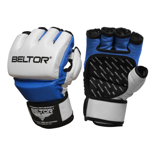 rękawice mma beltor one białoniebieskie