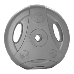 Obciążenie bitumiczne z uchwytami 10kg/29mm Platinum Fitness